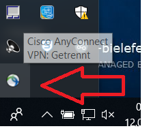 VPN Client aufrufen