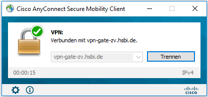 Verbundener VPN Client
