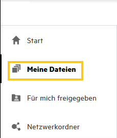 Filr: Zugriff auf "Meine Dateien"