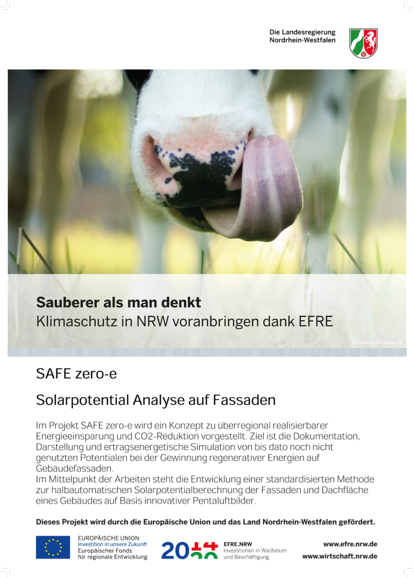 SAFE zero-e - Solarpotential Analyse auf Fassaden