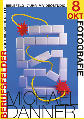 Plakat zum Werkvortrag von Michael Danner