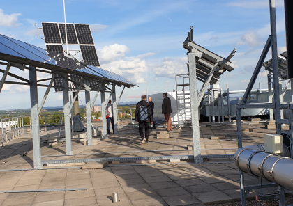 PV-Anlage auf dem Dach der FH Bielefeld