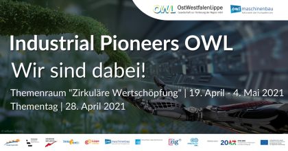 Logo Industrial Pionieers OWL Hannover Messe 2021