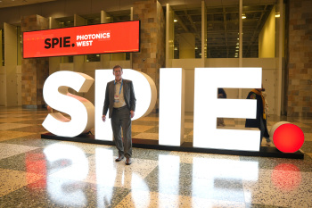 Prof. Dr, Kaschuba auf der SPIE.Photonics West in San Francisco