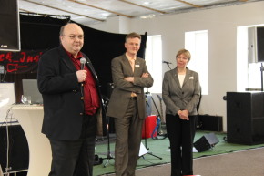 2011 Eröffungsfeier am 25.03.2011 Prof. Bahndorf und Waßmuth und Frau Rademacher