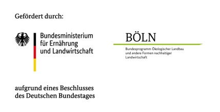 Logo des BMEL mit Förderzusatz BÖLN