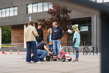 Ein Team beim Solar Racing Cup