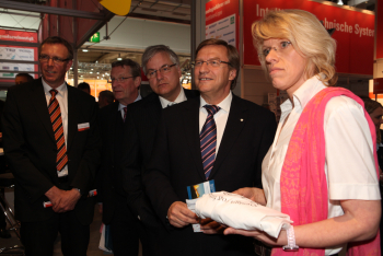 Hannover Messe 2011 Ministerbesuch