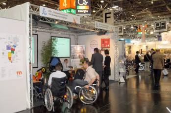 Messestand auf der Rehacare 2010