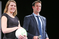 FameLab-Halbfinale-Sissy Lorenz und Timo Fratz