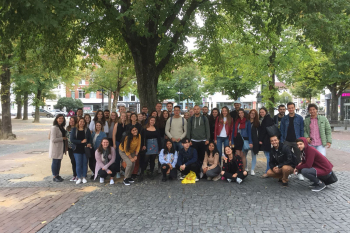 Gruppenfoto der internationalen Studierenden