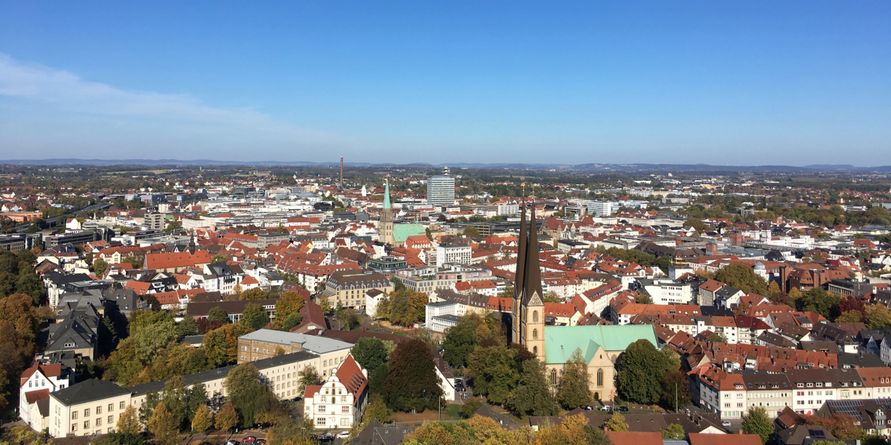 Ausblick auf die Stadt Bielefeld