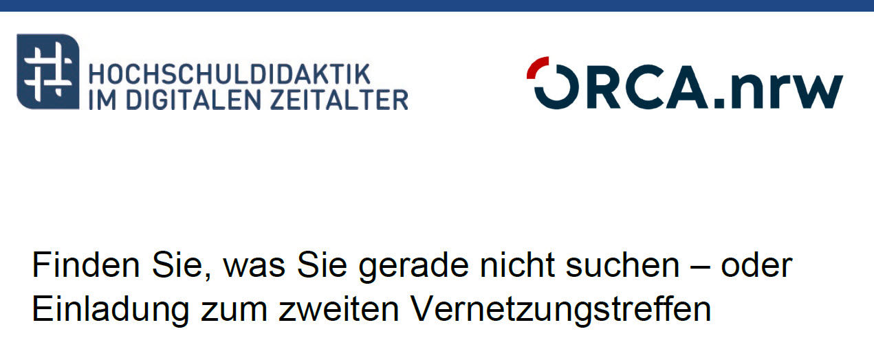 Einladung mit Logo ORCA.nrw und hd@dh.nrw