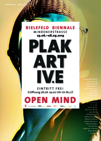 Eines von 3 Plakaten zur Plakative Open Mind 2019