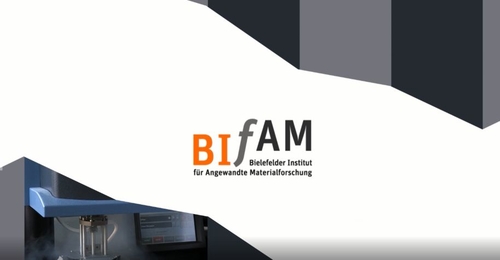 Logo des BIfAM - Anfang des Imagefilms