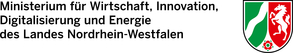 Logo des Ministeriums für Wirtschaft, Innovation, Digitalisierung und Energie des Landes Nordrhein-Westfalen