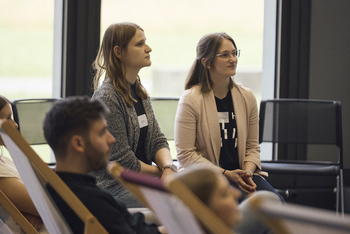 Bild von Katrin Handel und Melina Gurcke die das Bar Camp organisiert haben