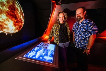 Prof Rohrmoser und Dr Schmidt-Rubart im Cockpit.